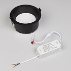 Светильник MS-DROP-BUILT-R137-24W Warm3000 (BK, 90 deg, 230V) (Arlight, IP54 Металл, 5 лет) Lednikoff