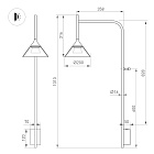 Светильник SP-OMBRELLO-WALL-7W Warm3000 (BK, 30 deg, 230V) (Arlight, IP20 Металл, 5 лет)
