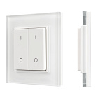 Панель SMART-P47-DIM-G-SUF (3V, 2 зоны, Knob, 2.4G) (Arlight, Пластик) Lednikoff