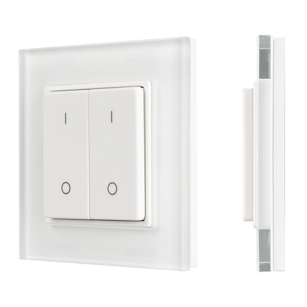 Панель SMART-P47-DIM-G-SUF (3V, 2 зоны, Knob, 2.4G) (Arlight, Пластик) Lednikoff