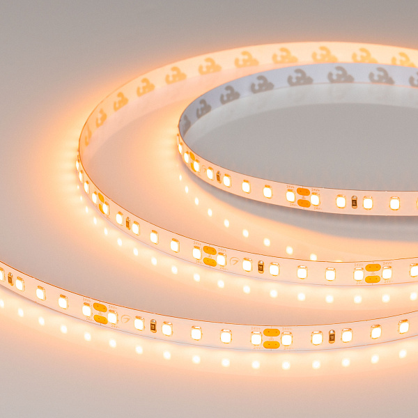 Светодиодная лента UL-A120-8mm 24V Warm1900 (9.6 W/m, IP20, 5m) (Arlight, Открытый) Lednikoff