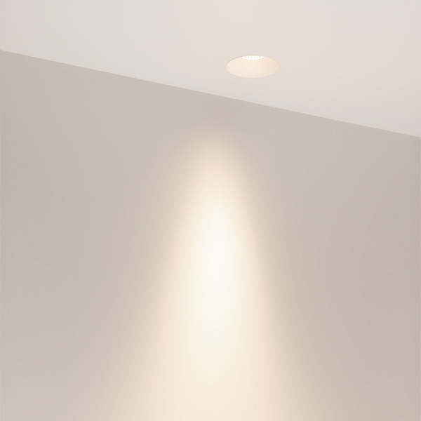 Светильник безрамочный DL-INTRAL-R63-8W Day4000 (Белый RAL9003, 15 deg, 230V) (Arlight, IP20 Металл, 5 лет) Lednikoff