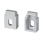 Заглушка WALL-FANTOM-BENT-W10-SIDE с отверстием (Arlight, Пластик) Lednikoff