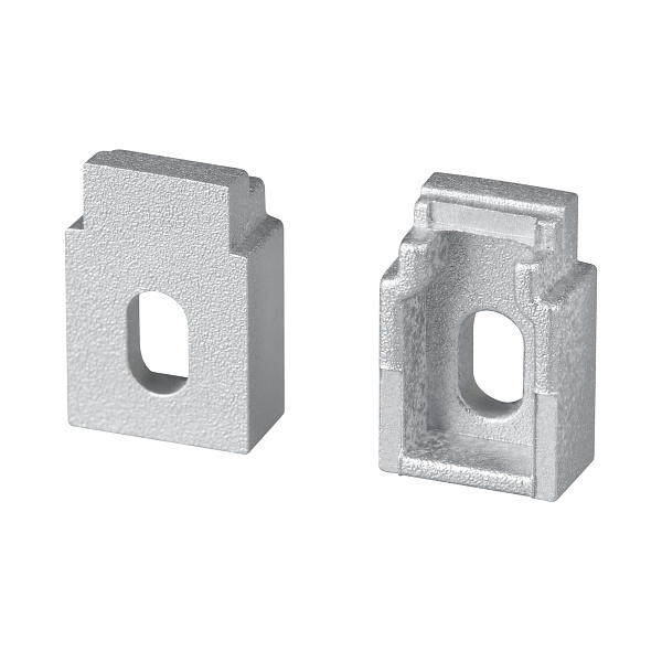 Заглушка WALL-FANTOM-BENT-W10-SIDE с отверстием (Arlight, Пластик) Lednikoff