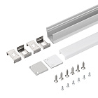 Профиль с экраном SL-SLIM20-H20-2000 ANOD+OPAL (Arlight, Алюминий) Lednikoff