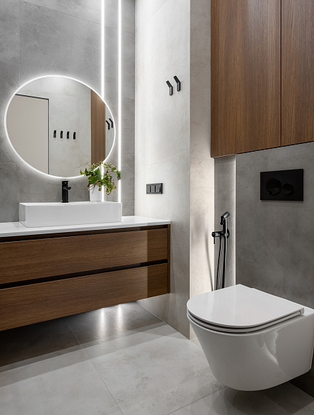 Частный интерьер квартиры ЖК "Западный порт", г. Москва 