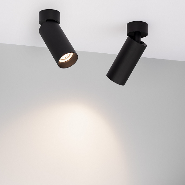 Светильник SP-GABI-SURFACE-FLAP-R50-9W Day4000 (BK, 36 deg, 230V) (Arlight, IP40 Металл, 5 лет) Lednikoff