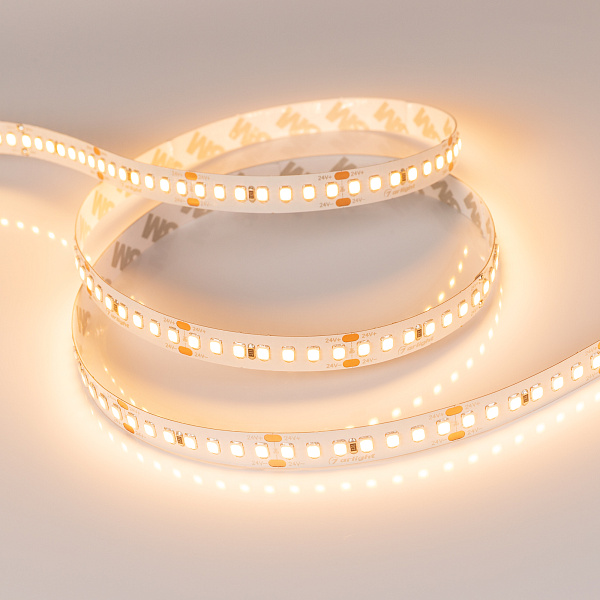 Светодиодная лента RT 2-5000 24V Warm3000 3x (2835, 840 LED, LUX) (Arlight, 17 Вт/м, IP20) Lednikoff
