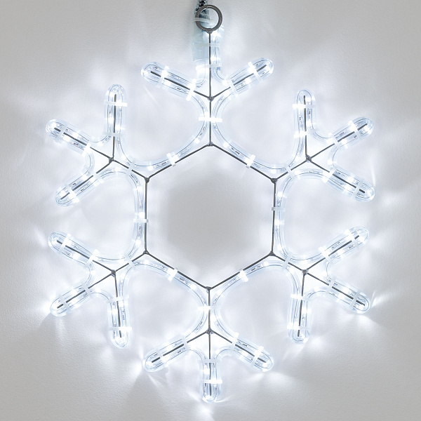 Фигура светодиодная ARD-SNOWFLAKE-M7-450x375-108LED White (230V, 6.5W) (Ardecoled, IP65) Lednikoff