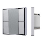 INTELLIGENT ARLIGHT Панель KNX-223-4-GREY (BUS) (IARL, IP20 Металл, 3 года) Lednikoff