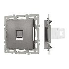 Механизм компьютерной розетки SCT-MPC1-PL-GR (RJ-45, CAT6) (Arlight, -) Lednikoff