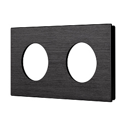 Рамка алюминиевая FRM-PRESTO-ALR-2-BK (Arlight, -)