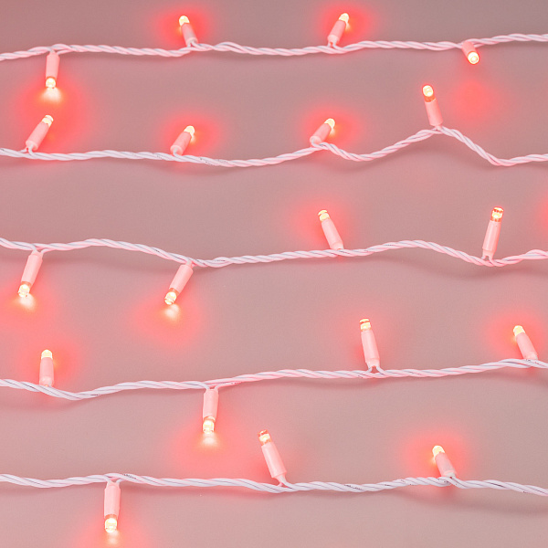 Светодиодная гирлянда ARD-STRING-CLASSIC-10000-WHITE-100LED-LIVE RGB-DMX (24V, 10W) (Ardecoled, IP65) Lednikoff