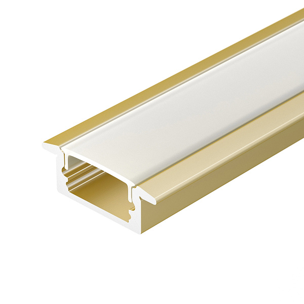 Профиль LINE-2308-F-2000 ANOD GOLD (Arlight, Алюминий) Lednikoff