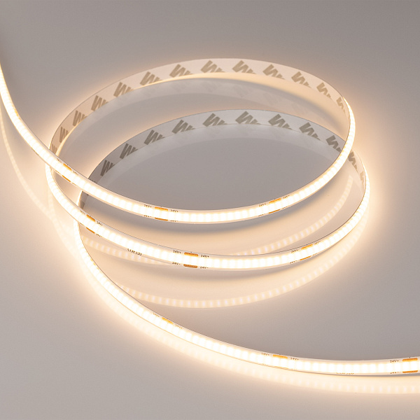 Светодиодная лента COB-X320-8mm 24V Warm3000(8 W/m, IP20, CSP, 5m) (Arlight, -) Lednikoff