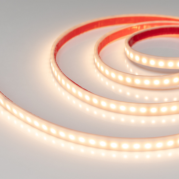 Светодиодная лента RTW 2-5000PW 24V Warm2700 2x (3528, 600 LED, LUX) (Arlight, 9.6 Вт/м, IP66) Lednikoff
