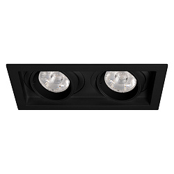 Светильник MS-VORTEX-BUILT-S210x117-2x20W Warm3000 (BK-BK, 20 deg, 230V) (Arlight, IP20 Металл, 5 лет)