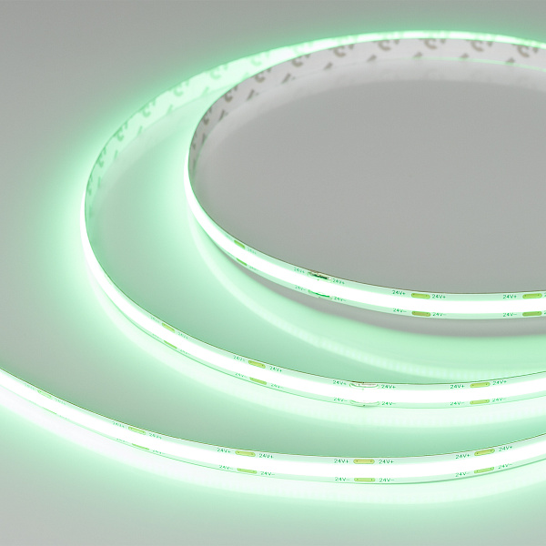 Светодиодная лента COB-X544-8mm 24V Green (11.5 W/m, IP20, 5m) (Arlight, -) Lednikoff