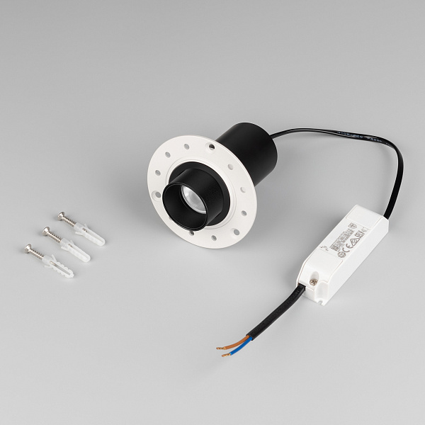 Светильник SP-NUANCE-TRIMLESS-PULL-R35-7W Day4000 (BK, 36 deg, 230V) (Arlight, IP40 Металл, 5 лет) Lednikoff