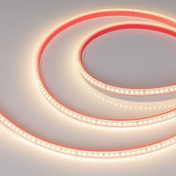 Светодиодная лента герметичная RTW-PS-A160-10mm 24V Warm3000 (12 W/m, IP67, 2835, 50m) (Arlight, 12 Вт/м, IP67) Lednikoff