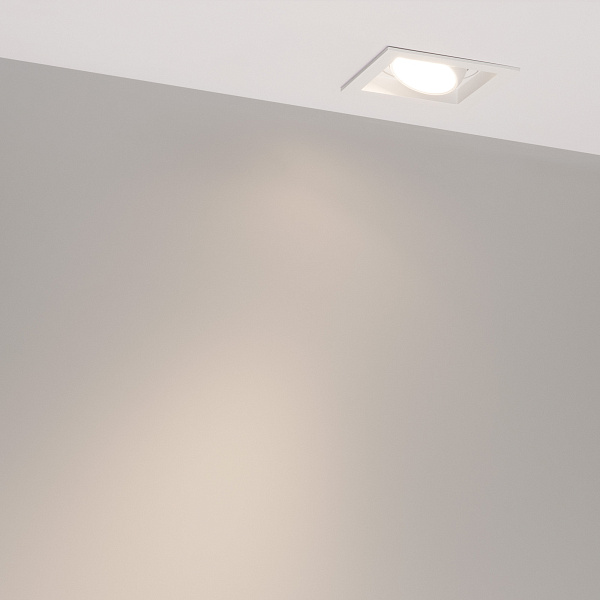 Светильник MS-VORTEX-BUILT-S90x90-12W Day4000 (WH-WH, 40 deg, 230V) (Arlight, IP20 Металл, 5 лет) Lednikoff