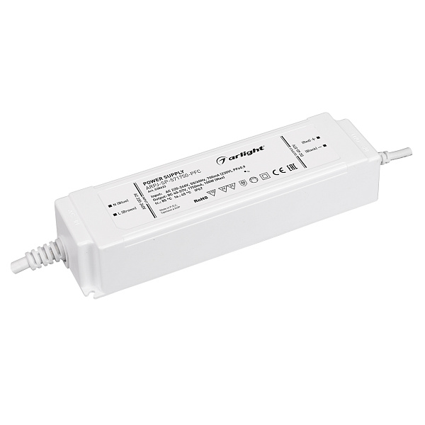 Блок питания ARPJ-SP-571750-PFC (100W, 40-57V, 1.75A) (Arlight, IP67 Пластик, 5 лет) Lednikoff