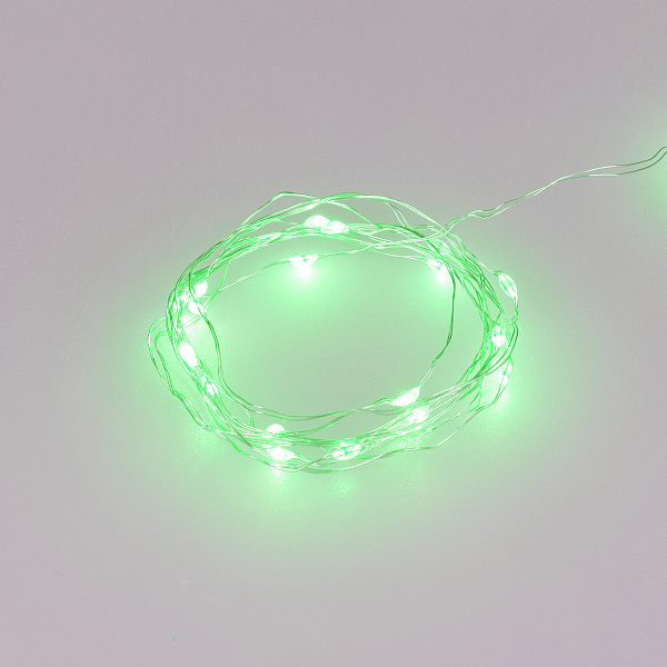 Светодиодная гирлянда ARD-DEW-HOME-2000-CLEAR-20LED-STD Green (3V, Battery Pack) (Ardecoled, IP20) Lednikoff