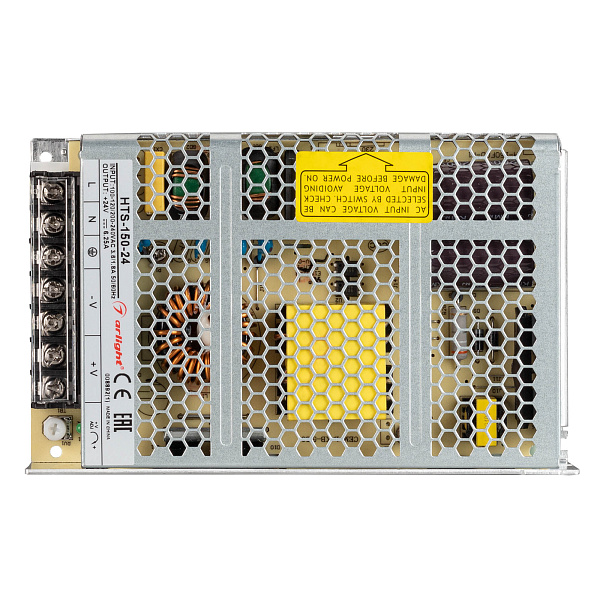 Блок питания HTS-150-24 (24V, 6.2A, 150W) (Arlight, IP20 Сетка, 3 года) Lednikoff