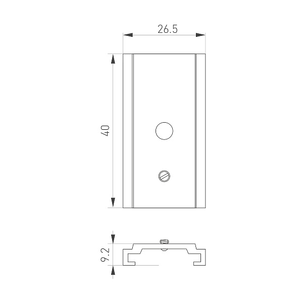 Держатель MAG-ORIENT-HOLDER-2620 (WH) (Arlight, Сталь)