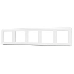 Рамка пластиковая FRM-VERSA-PL-5-WH (Arlight, -)