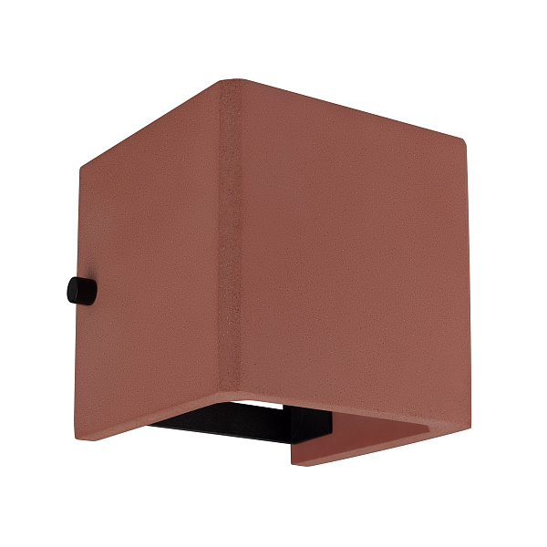 Светильник LGD-PERAN-WALL-S120x120-6W Warm3000 (Beige red, 0-80 deg, 230V) (Arlight, IP65 Бетон, 3 года) Lednikoff