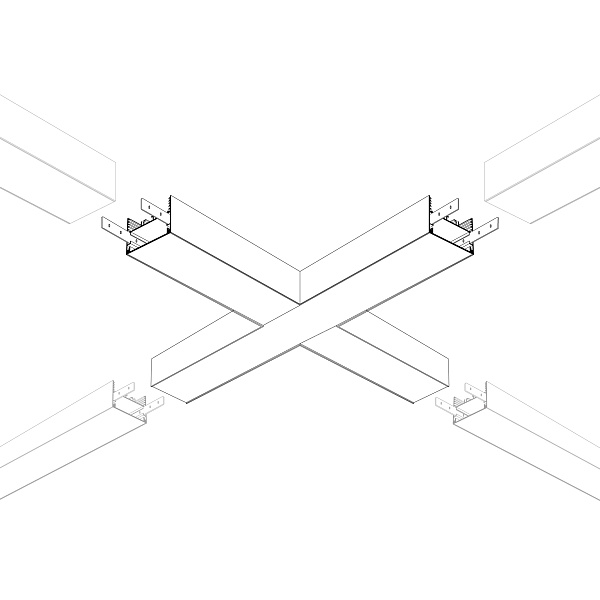 Крестовина SL-LINE-5035 (Arlight, Металл) Lednikoff