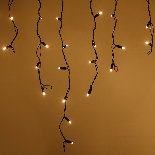 Светодиодная гирлянда ARD-EDGE-PRO-5600x900-BLACK-240LED-MILK-FLASH Warm (230V, 15W) (Ardecoled, IP65) Lednikoff