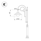 Светильник OXOR-AMPIL-LUZ-580х480-100W Day4000 (BK, 120 deg, 230V) IP65 (Arlight, -) Lednikoff