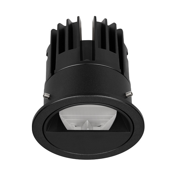 Светильник встраиваемый DL-VEILA-R63-8W Warm3000 (Черный RAL9005, A44x46 deg, 230V) (Arlight, IP20 Металл, 5 лет) Lednikoff