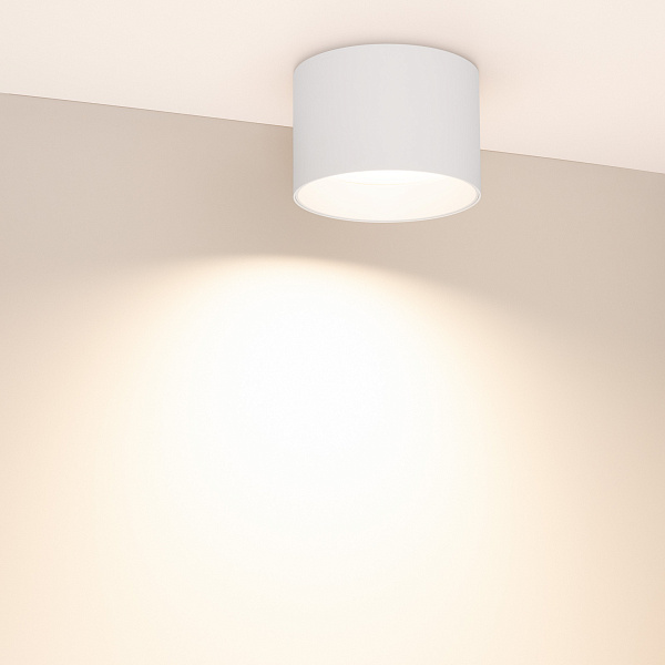 Светильник SP-BISCOTTO-R120-12W Warm3300-MIX (WH, 80 deg, 230V) (Arlight, IP54 Металл, 5 лет) Lednikoff