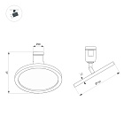 Светильник ART-APRIORI-PLATO-TURN-R160-12W Warm3000 (TN, 120 deg, 48V) (Arlight, IP20 Металл, 3 года)