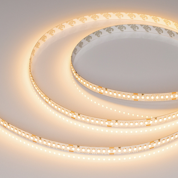 Светодиодная лента UL-A200-10mm 24V Warm2700 (20 W/m, IP20, 2835, 5m) (Arlight, высок.эфф.150 лм/Вт) Lednikoff