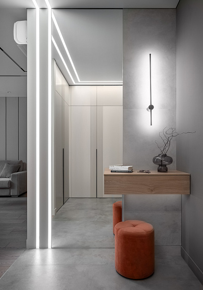 Частный интерьер квартиры ЖК "Западный порт", г. Москва 