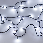 Светодиодная гирлянда ARD-STRING-CLASSIC-10000-BLACK-100LED-MILK-STD White (230V, 7W) (Ardecoled, IP65) Lednikoff