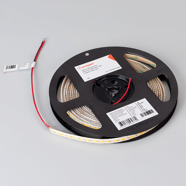 Светодиодная лента герметичная RTW-SE-A280-8mm 24V Warm2700 (10 W/m, IP65, 5m) (Arlight, 5 лет) Lednikoff