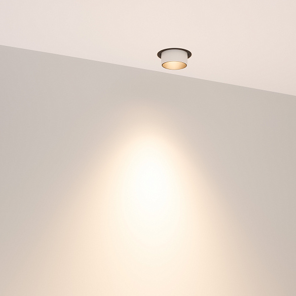 Светильник SP-NUANCE-TRIMLESS-PULL-R35-7W Warm3000 (WH, 36 deg, 230V) (Arlight, IP40 Металл, 5 лет) Lednikoff