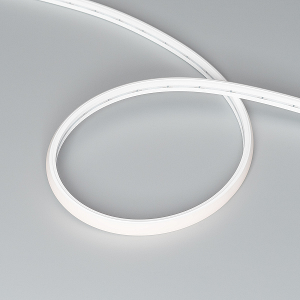 Светодиодная лента герметичная MOONLIGHT-TOP-X320-11x7mm 24V Warm2300 (10 W/m, IP65, CSP, 5m, wire x2) (Arlight, Силикон)