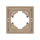 Рамка пластиковая FRM-TENDO-PL-1-GD (Arlight, Песочный) Lednikoff