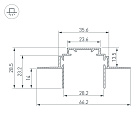 Профиль-держатель TEK-PLS-ZM-2000 (Arlight, Алюминий) Lednikoff