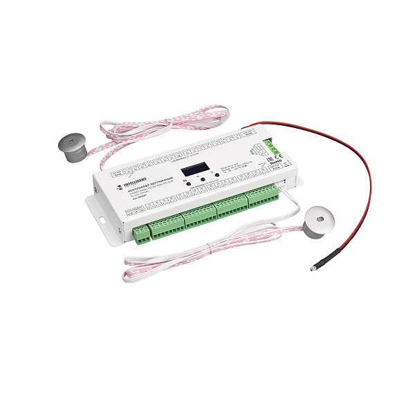 INTELLIGENT ARLIGHT Контроллер лестничный SMART-PWM-132-83-DIM-PS-SUF (5-24V, 32x1A) (IARL, IP20 Металл, 5 лет) Lednikoff