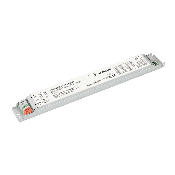 Блок питания ARJ-SP-150-LINEAR-PFC-DALI2-ADJ (150W, 120-330V, 0.5-1.0A) (Arlight, IP20 Металл, 5 лет) Lednikoff