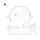 Светильник MAG-MICROCOSM-RONDO-R113-12W Day4000 (BK, 100 deg, 24V) (Arlight, IP20 Металл, 3 года)