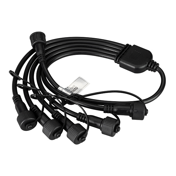 Коннектор питания ARD-CLASSIC-SYNC-RGB Black (230V, 5 ports) (Ardecoled, Закрытый) Lednikoff