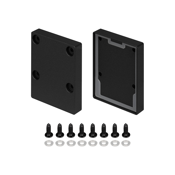 Заглушка IP-LINE-4050 BLACK глухая (Arlight, Металл) Lednikoff